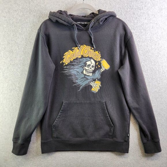Vans Other - Vans Hoodie Mens S Cold Ones Grim Reaper Beer Skull Skelton Off The Wall